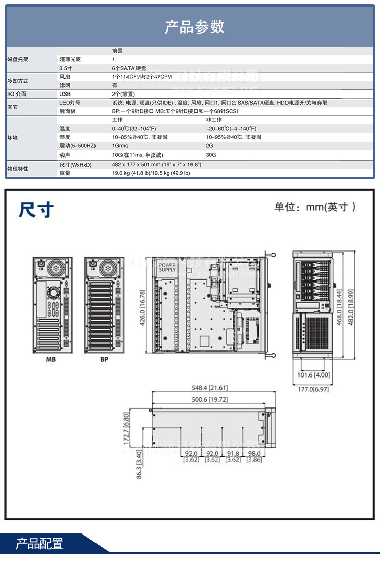 研華 ACP-4360 4U上架式工控機