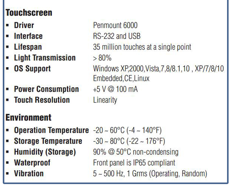 研華 工業等級平板顯示器FPM系列 12.1寸工業顯示器 FPM-3171G