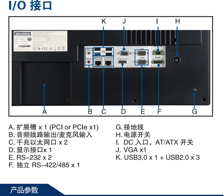 全新研華 嵌入式無(wú)風(fēng)扇工業(yè)平板電腦 無(wú)噪音低功耗 PPC-3190