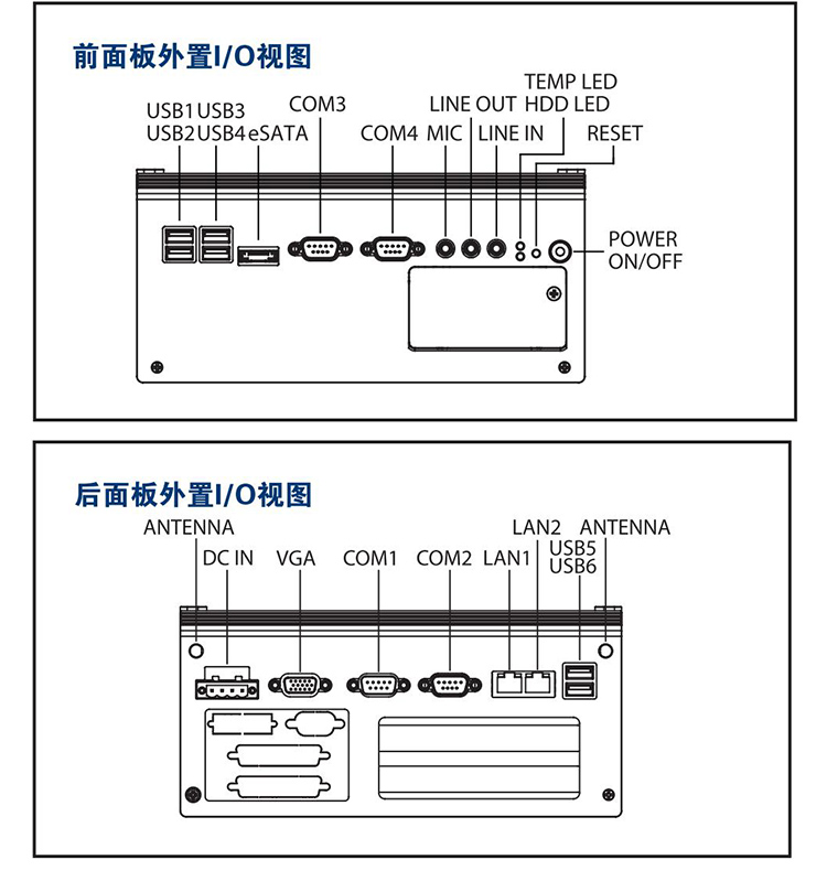 全新研華 無風(fēng)扇嵌入式工控機(jī) 高性能ARK-3000系列 ARK-3403