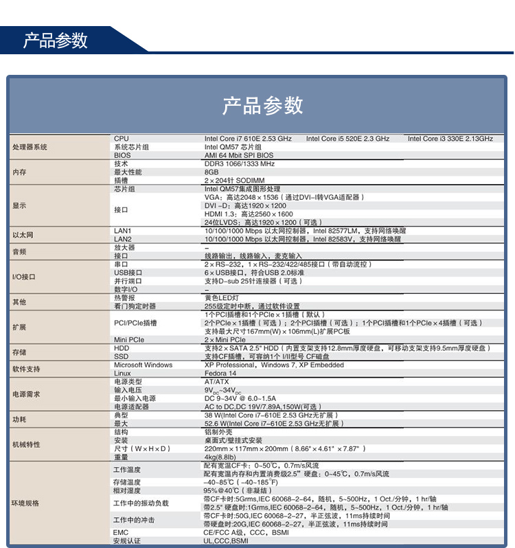 全新研華 無風扇嵌入式工控機 高性能ARK-3000系列 ARK-3440 A2