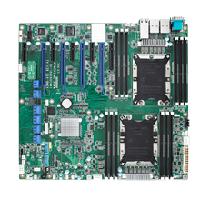 研華ASMB-975 雙路LGA3647-P0 Intel? Xeon? Scalable 服務器主板，帶12個 DDR4, 4個 PCIe x16 + 1個 PCIe x8 + 4 個PCIx4, 14 個 SATA3, 8 個USB3.0, Dual 10GbE, IPMI