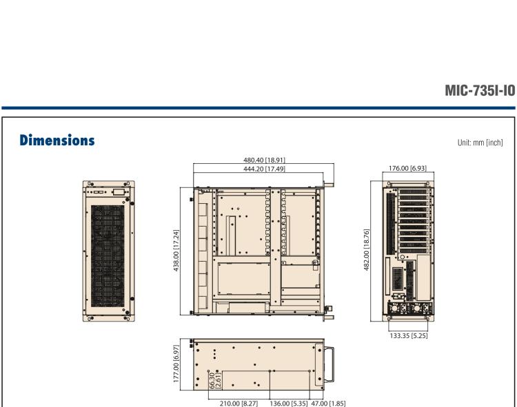 研華MIC-735I-IO NVIDIA IGX Platform for 4U Front Access Chassis