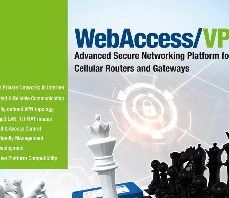 研華VPN-SW-500 WebAccess/VPN - License for 500 routers and 50 VPN clients.