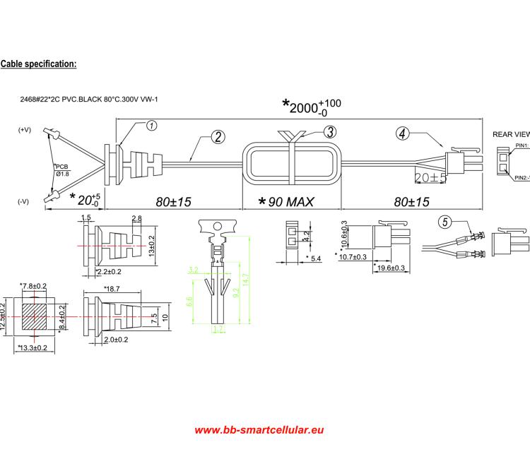 研華BB-RPS-v3-MO2-EU Wall Power supply, SmartFlex/SmartMotion, EU plug