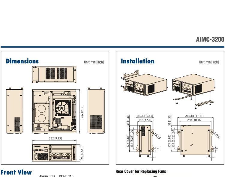 研華AiMC-3200 智能微型工控機，Intel Core i7/i5/i3 CPU,2 擴展槽，250W 80 Plus PSU