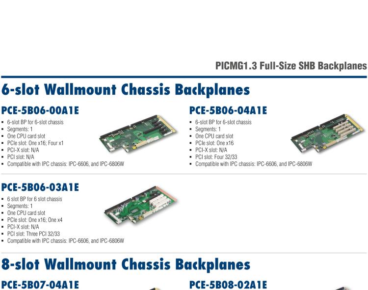 研華PCE-7B09R 14-slot Rackmount Chassis Backplanes