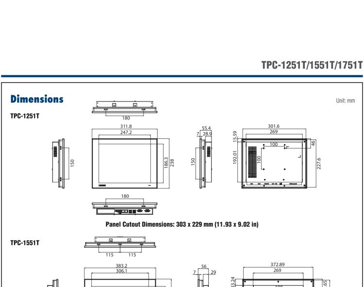 研華TPC-1251T(B) 12寸XGA TFT LED LCD工業信息終端平板電腦，搭載英特爾?凌動?處理器