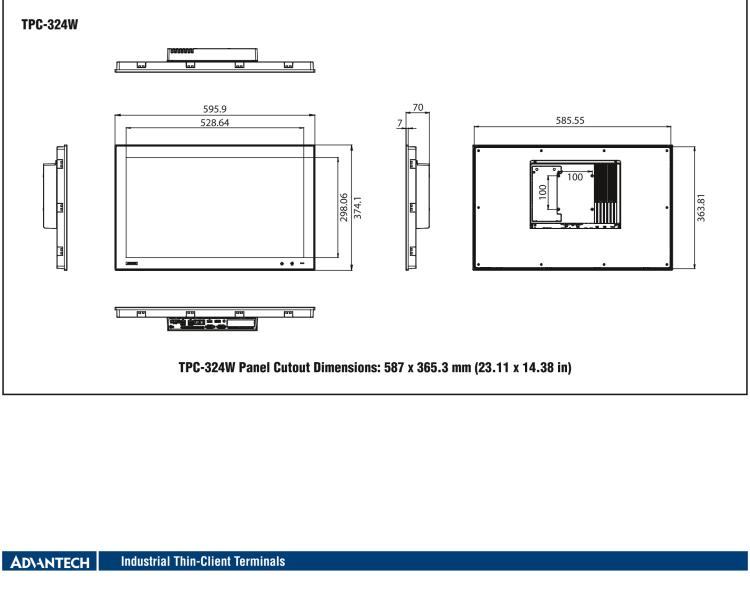 研華TPC-317 17" SXGA TFT LED LCD工業平板電腦，搭載第八代Intel?Core?i3/ i5/ i7處理器，內置8G DDR4 RAM