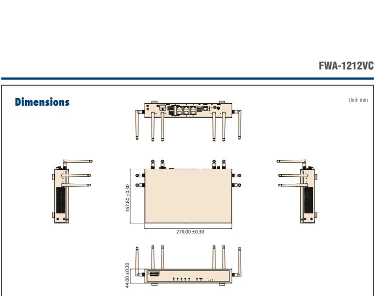 研華FWA-1212VC 支持5G和Wi-Fi 6 桌面無風扇式uCPE