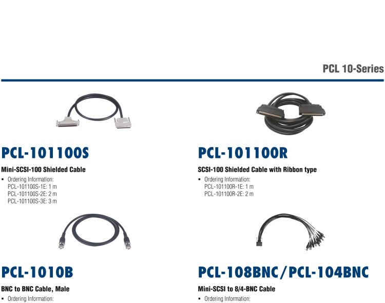 研華PCL-10168 2m SCSI-68屏蔽線纜