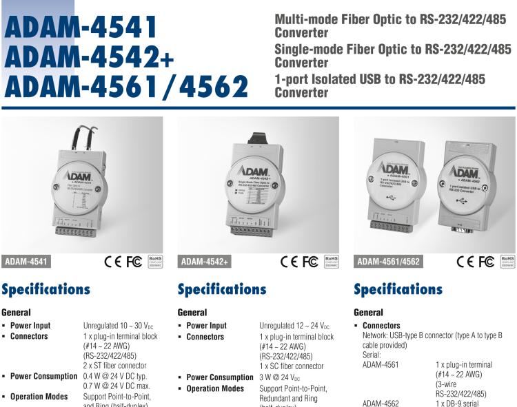 研華ADAM-4562 1端口隔離USB到RS-232轉換器模塊