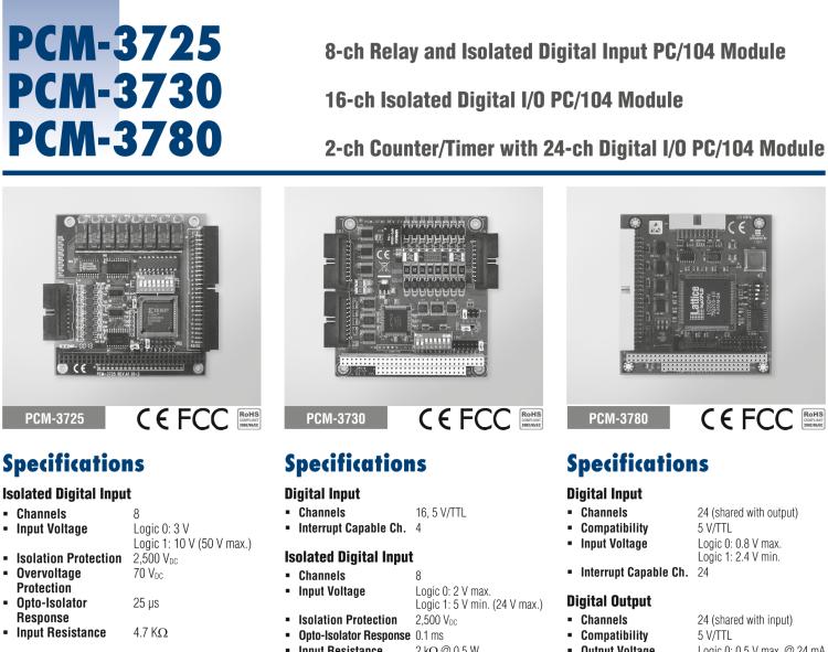 研華PCM-3730 16通道隔離數字輸入/輸出電腦/104模塊